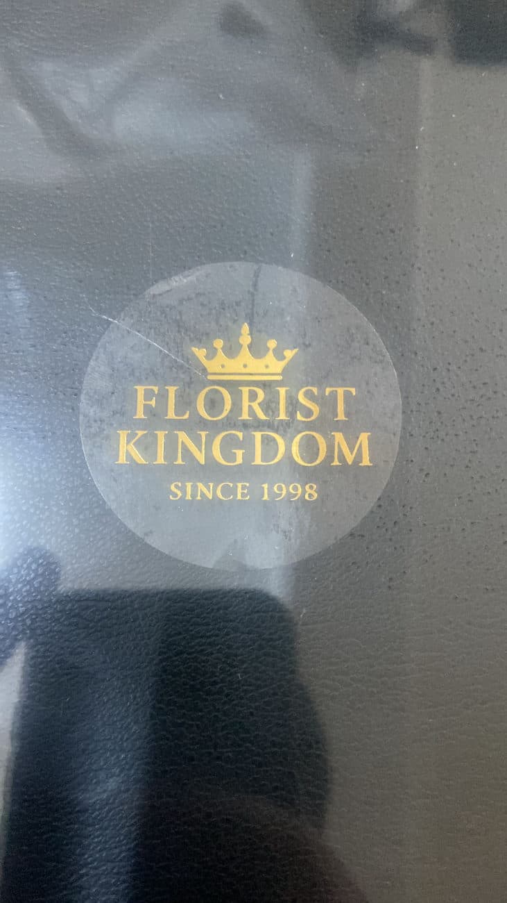 Varak Yaldız Baskılı Şeffaf Sticker baskı — görsel 2