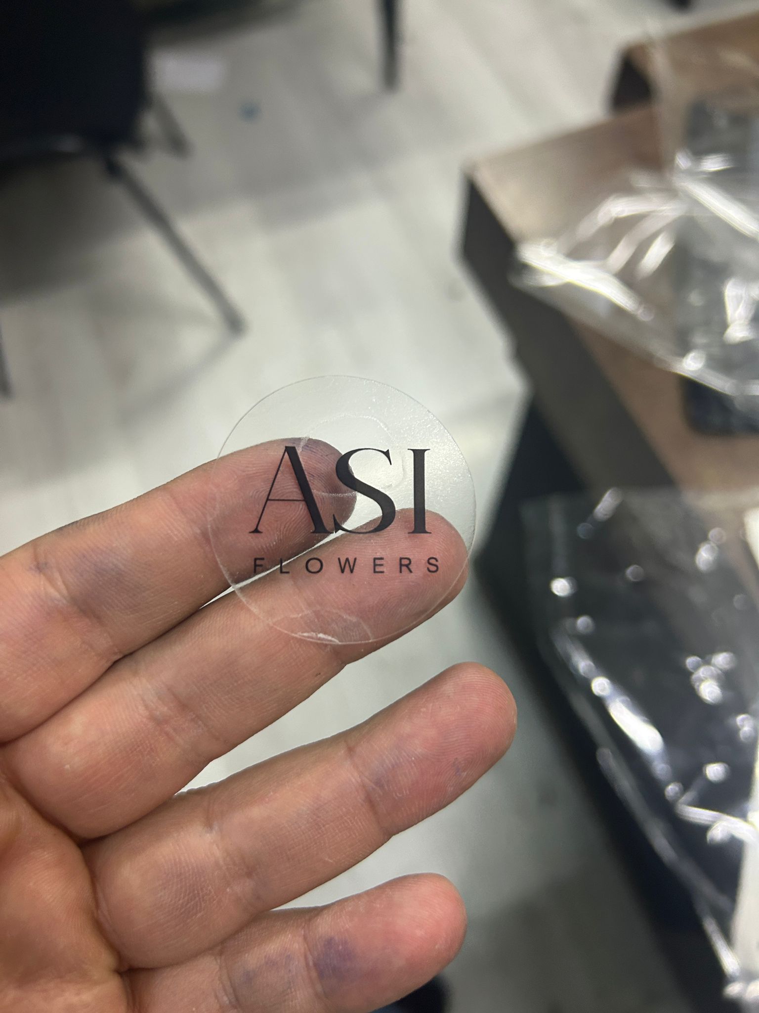 Şeffaf Sticker baskı — görsel 4